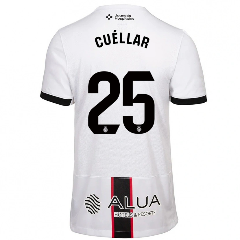 Danxen Pánské Iván Cuéllar #25 Bílá Černá Daleko Hráčské Dresy 2025/26 Dres