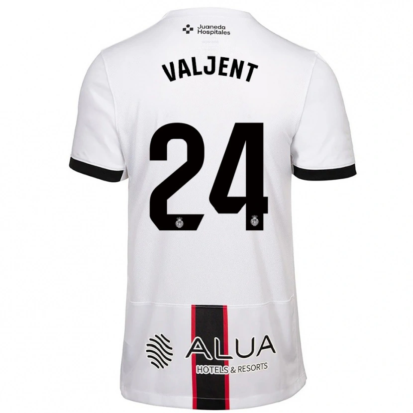Danxen Pánské Martin Valjent #24 Bílá Černá Daleko Hráčské Dresy 2025/26 Dres