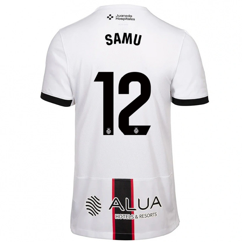 Danxen Pánské Samú Costa #12 Bílá Černá Daleko Hráčské Dresy 2025/26 Dres