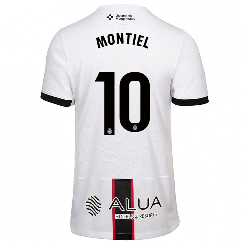 Danxen Pánské Luis Montiel #10 Bílá Černá Daleko Hráčské Dresy 2025/26 Dres