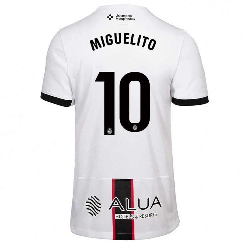 Danxen Pánské Miguelito #10 Bílá Černá Daleko Hráčské Dresy 2025/26 Dres