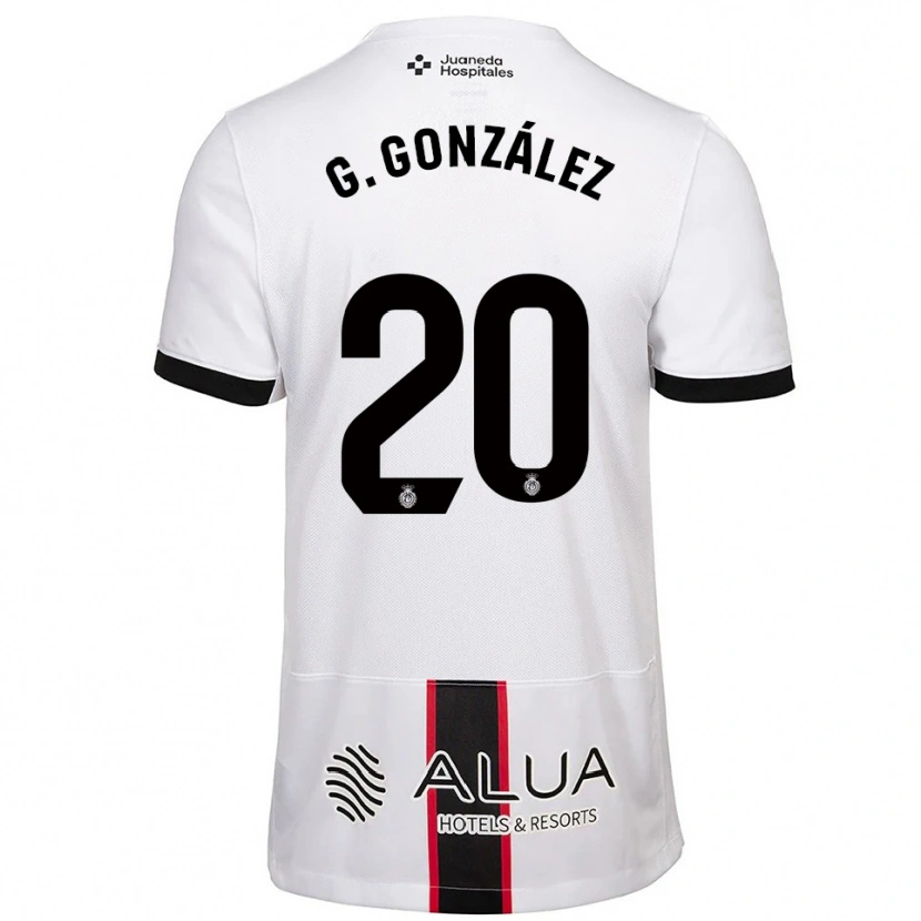 Danxen Pánské Giovanni González #20 Bílá Černá Daleko Hráčské Dresy 2025/26 Dres