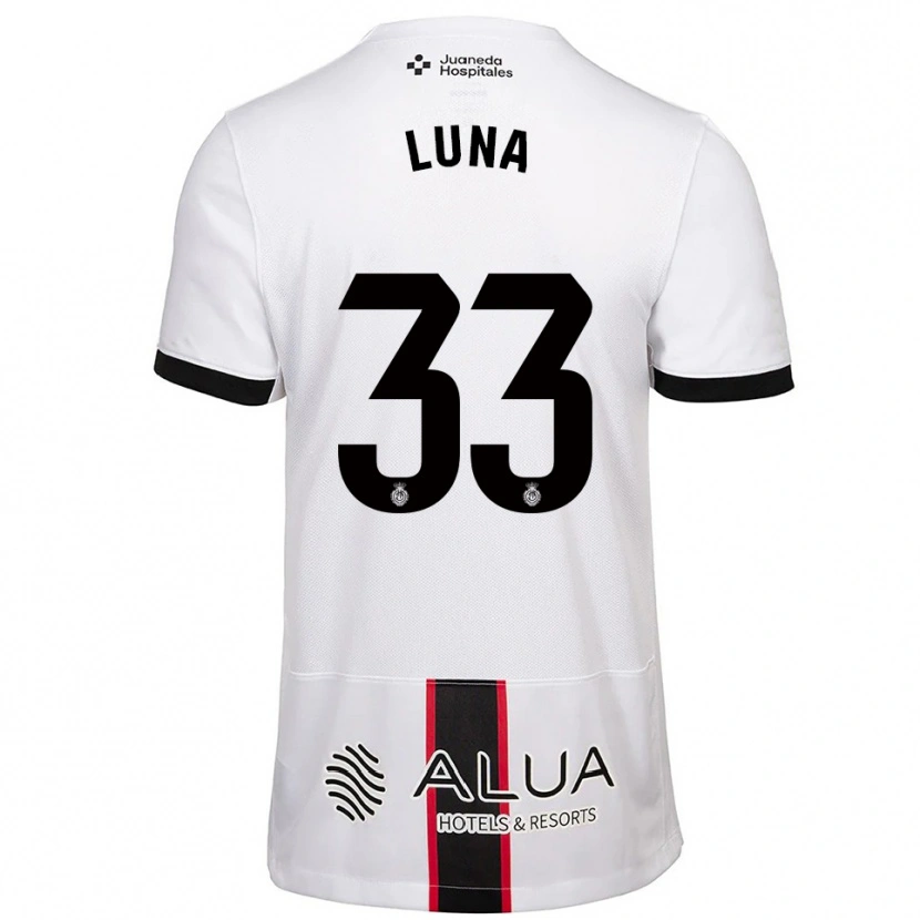 Danxen Pánské Daniel Luna #33 Bílá Černá Daleko Hráčské Dresy 2025/26 Dres