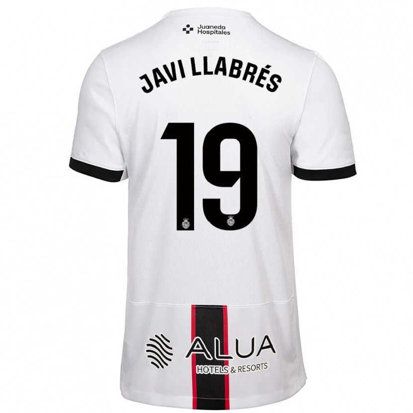 Danxen Pánské Javi Llabrés #19 Bílá Černá Daleko Hráčské Dresy 2025/26 Dres