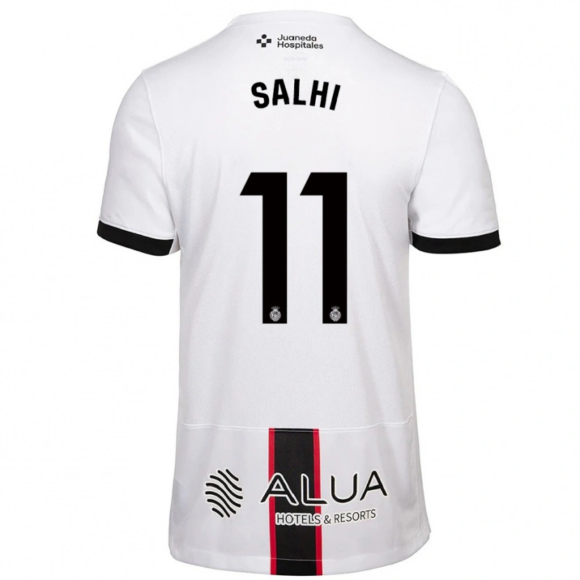 Danxen Pánské Iliesse Salhi #11 Bílá Černá Daleko Hráčské Dresy 2025/26 Dres
