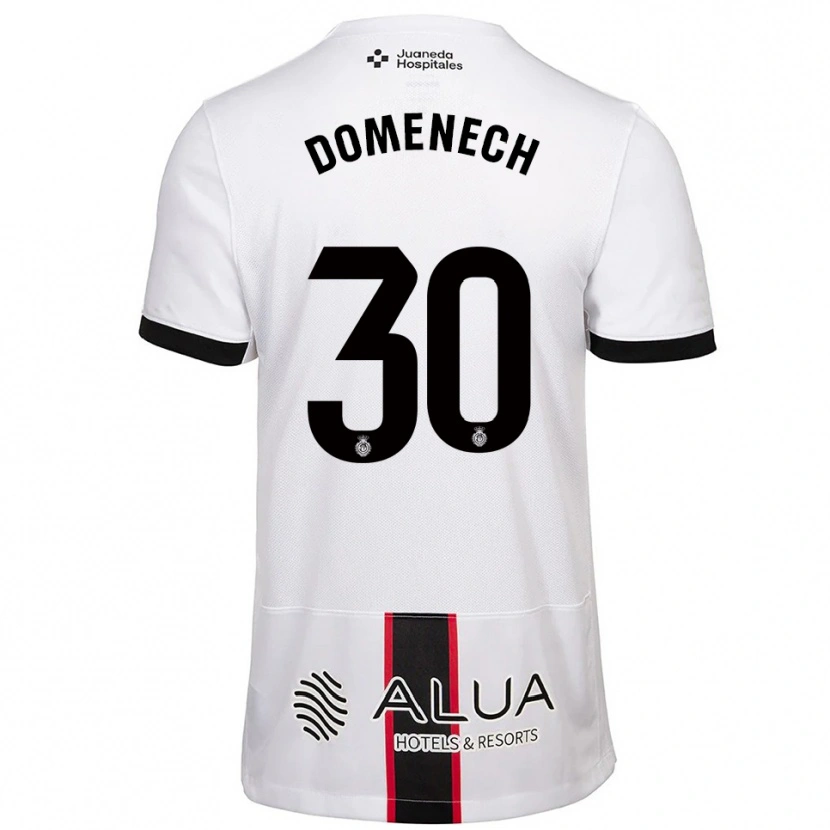 Danxen Pánské Marc Domènech #30 Bílá Černá Daleko Hráčské Dresy 2025/26 Dres