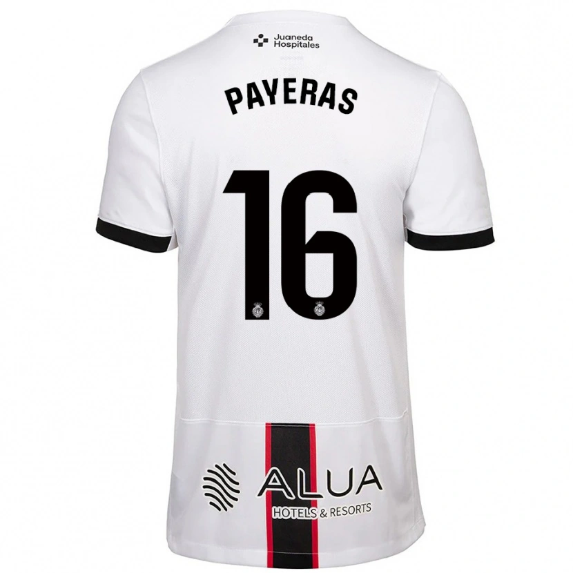 Danxen Pánské Martí Payeras #16 Bílá Černá Daleko Hráčské Dresy 2025/26 Dres