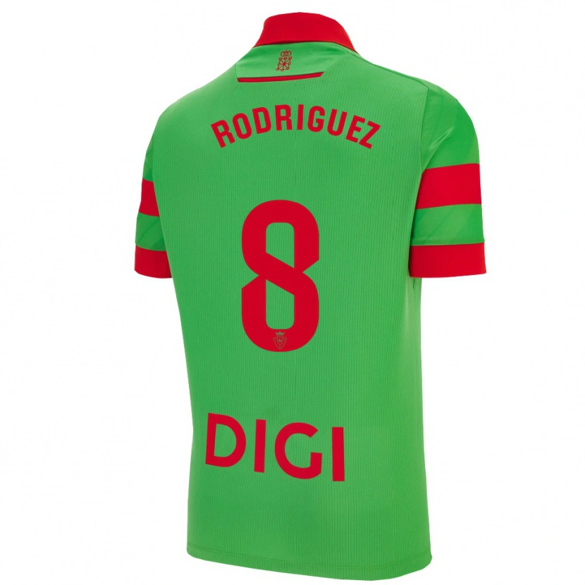 Danxen Pánské Vanessa Rodríguez Iribarren #8 Zelená Červená Daleko Hráčské Dresy 2025/26 Dres