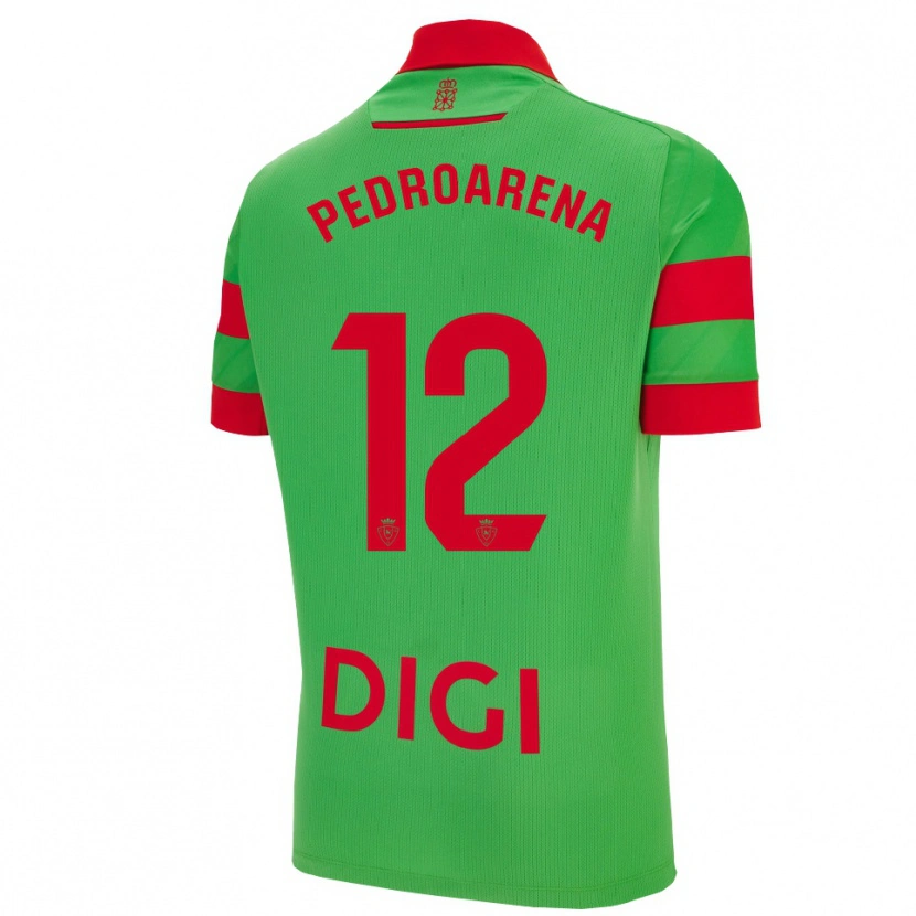 Danxen Pánské Martin Pedroarena #12 Zelená Červená Daleko Hráčské Dresy 2025/26 Dres