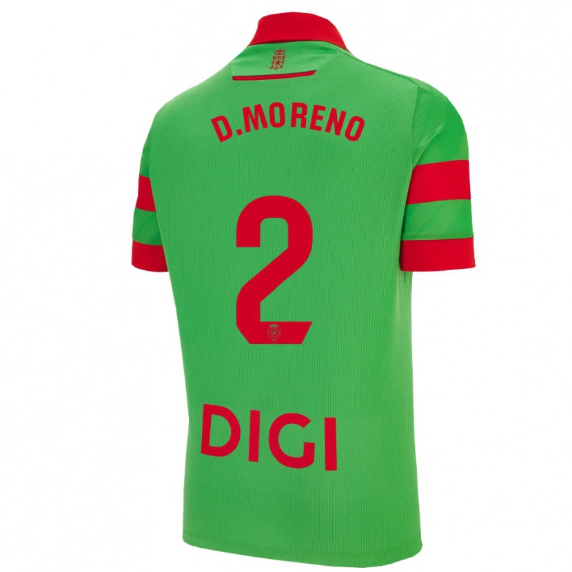 Danxen Pánské Diego Moreno #2 Zelená Červená Daleko Hráčské Dresy 2025/26 Dres