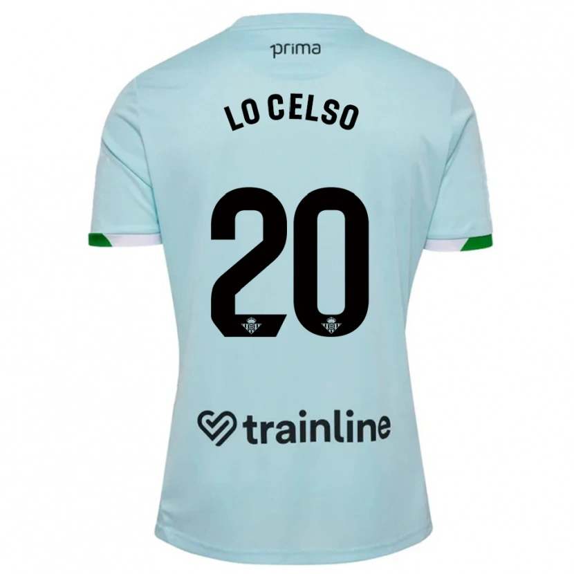 Danxen Pánské Giovani Lo Celso #20 Nebesky Modrá Zelená Daleko Hráčské Dresy 2025/26 Dres