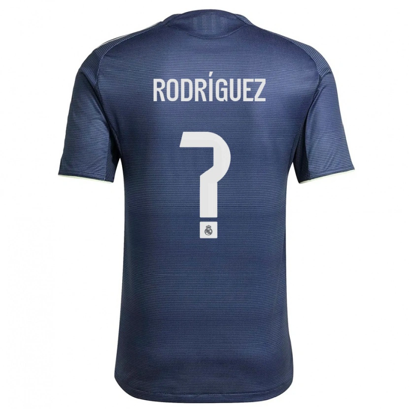 Danxen Pánské Álvaro Rodríguez #0 Tmavě Modrá Stříbrná Daleko Hráčské Dresy 2025/26 Dres