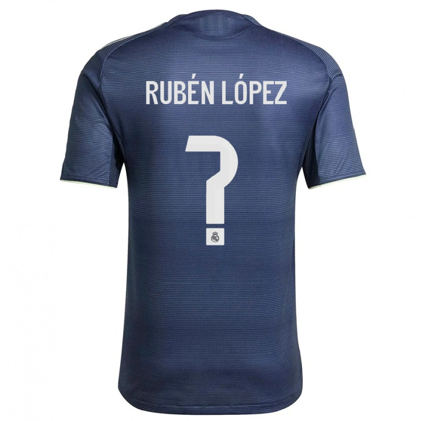 Danxen Pánské Rubén López #0 Tmavě Modrá Stříbrná Daleko Hráčské Dresy 2025/26 Dres