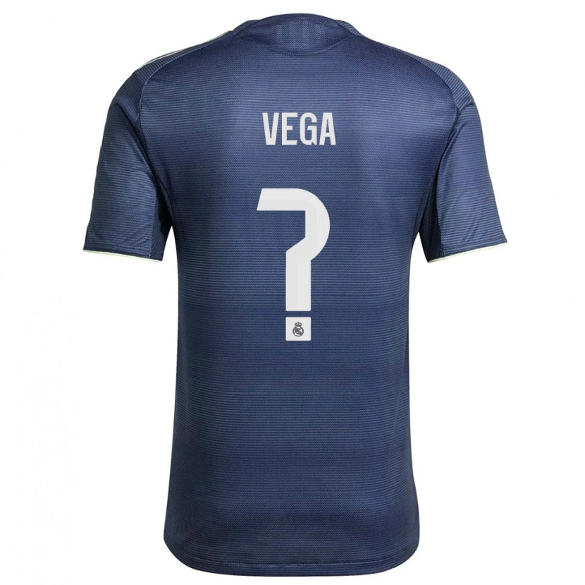 Danxen Pánské Álvaro Vega #0 Tmavě Modrá Stříbrná Daleko Hráčské Dresy 2025/26 Dres