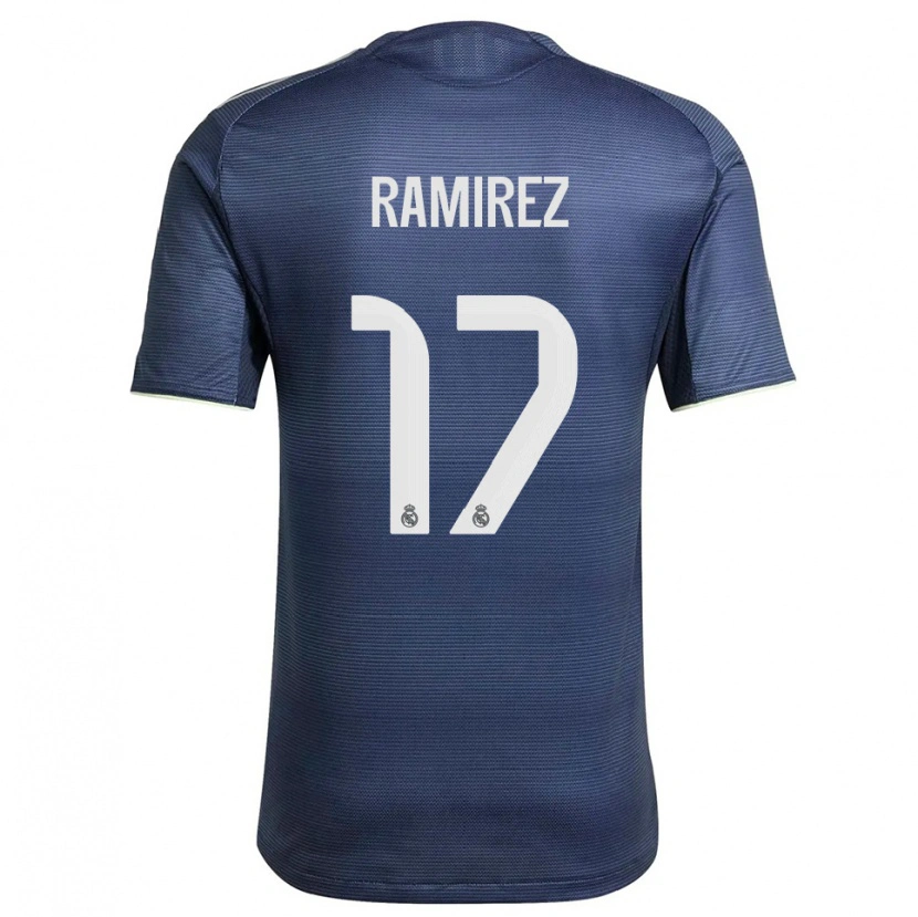 Danxen Pánské Darío Ramírez #17 Tmavě Modrá Stříbrná Daleko Hráčské Dresy 2025/26 Dres
