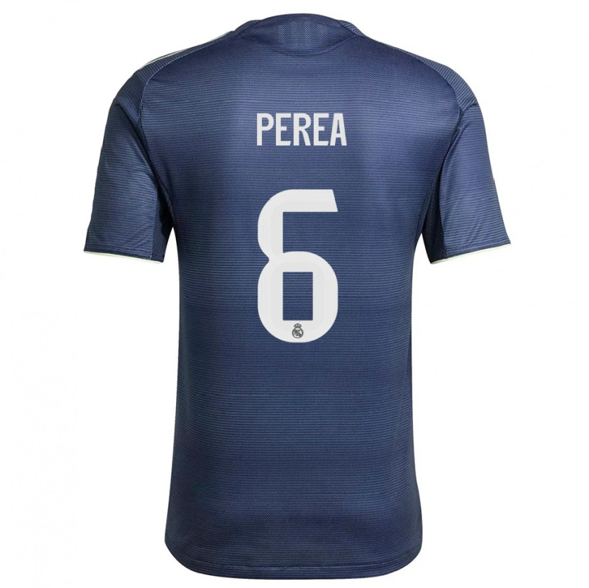 Danxen Pánské Cristian Perea #6 Tmavě Modrá Stříbrná Daleko Hráčské Dresy 2025/26 Dres
