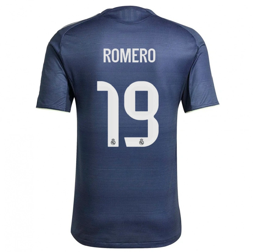 Danxen Pánské Alfonso Romero #19 Tmavě Modrá Stříbrná Daleko Hráčské Dresy 2025/26 Dres