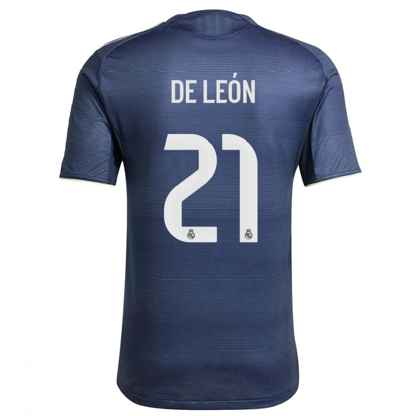 Danxen Pánské Jeremy De León #21 Tmavě Modrá Stříbrná Daleko Hráčské Dresy 2025/26 Dres