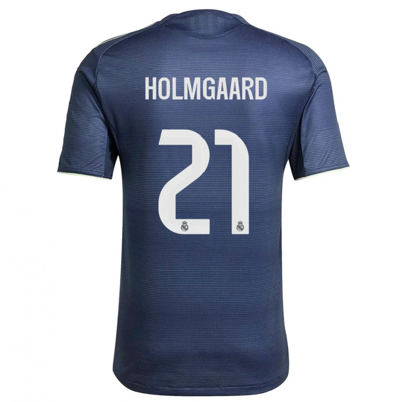 Danxen Pánské Sara Rosted Holmgaard #21 Tmavě Modrá Stříbrná Daleko Hráčské Dresy 2025/26 Dres