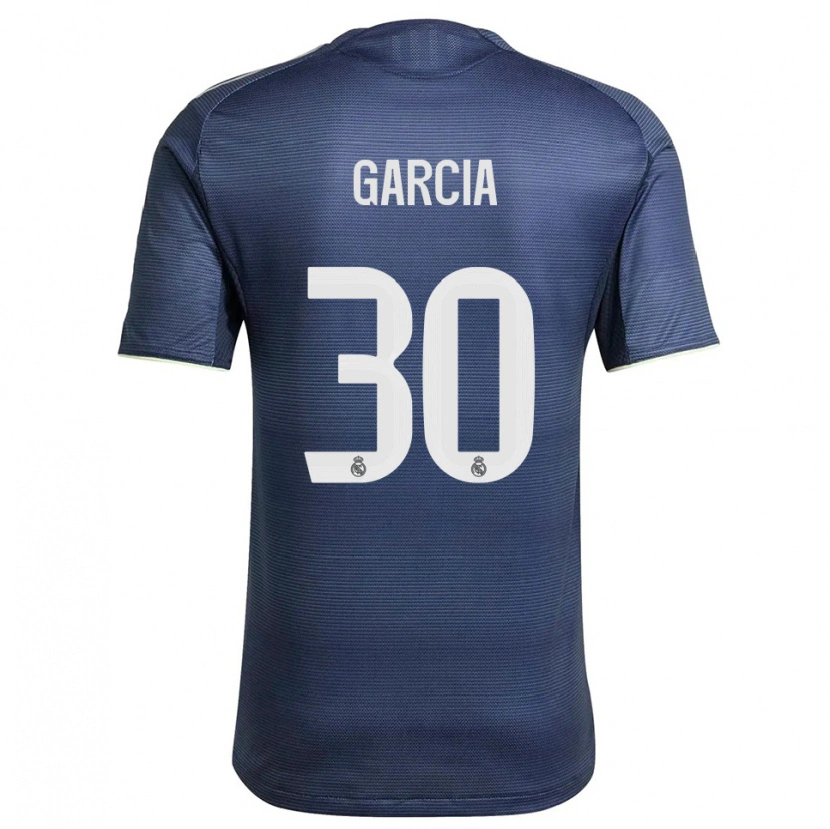 Danxen Pánské Gonzalo García #30 Tmavě Modrá Stříbrná Daleko Hráčské Dresy 2025/26 Dres