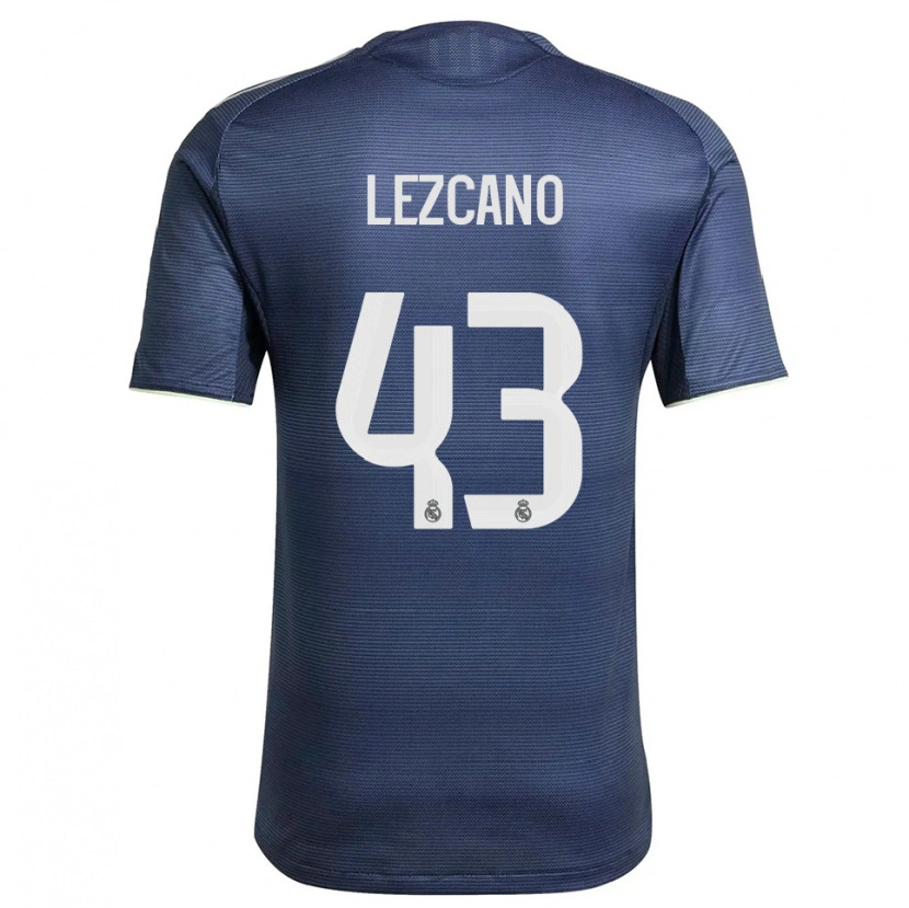 Danxen Pánské Álvaro Lezcano #43 Tmavě Modrá Stříbrná Daleko Hráčské Dresy 2025/26 Dres