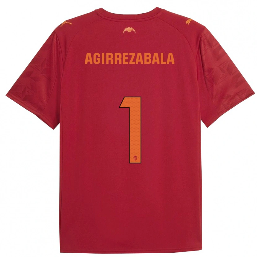 Danxen Pánské Julen Agirrezabala #1 Červená Oranžová Daleko Hráčské Dresy 2025/26 Dres