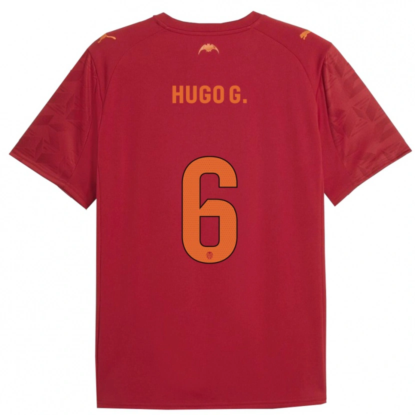 Danxen Pánské Hugo Guillamón #6 Červená Oranžová Daleko Hráčské Dresy 2025/26 Dres