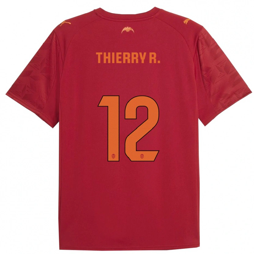 Danxen Pánské Thierry Correia #12 Červená Oranžová Daleko Hráčské Dresy 2025/26 Dres