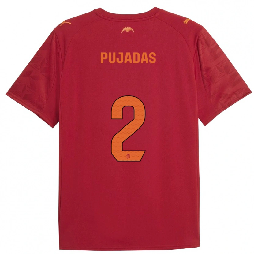 Danxen Pánské Berta Pujadas #2 Červená Oranžová Daleko Hráčské Dresy 2025/26 Dres
