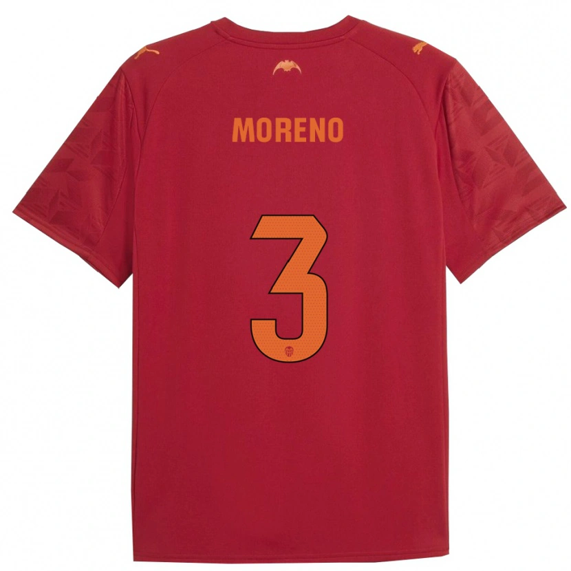 Danxen Pánské Diego Moreno #3 Červená Oranžová Daleko Hráčské Dresy 2025/26 Dres