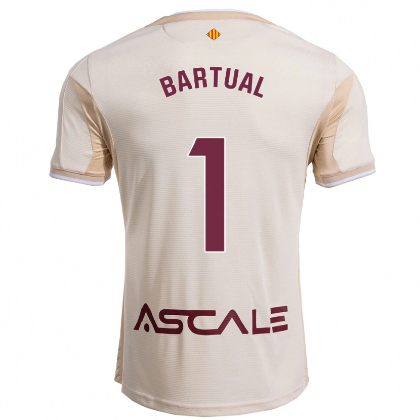 Danxen Pánské Kike Bartual #1 Špinavě Bílá Burgundská Daleko Hráčské Dresy 2025/26 Dres