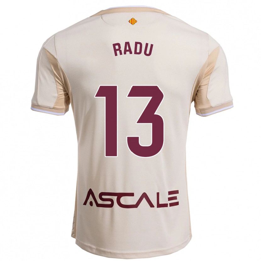 Danxen Pánské Sasha Radu #13 Špinavě Bílá Burgundská Daleko Hráčské Dresy 2025/26 Dres