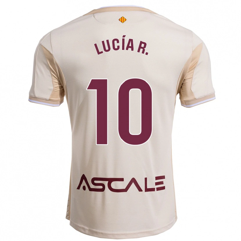 Danxen Pánské Lucía Romero Marco #10 Špinavě Bílá Burgundská Daleko Hráčské Dresy 2025/26 Dres