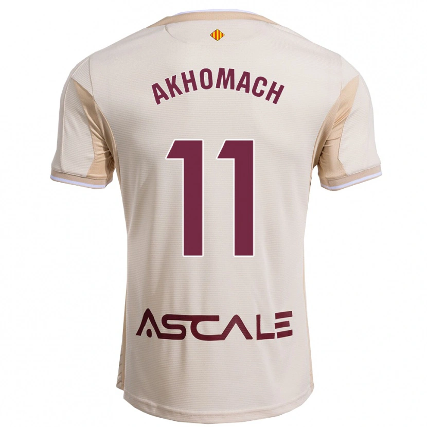 Danxen Pánské Ilias Akhomach #11 Špinavě Bílá Burgundská Daleko Hráčské Dresy 2025/26 Dres