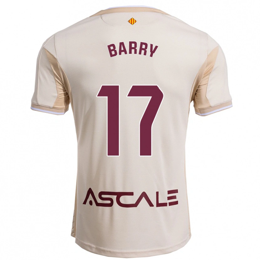 Danxen Pánské Mahamoud Barry #17 Špinavě Bílá Burgundská Daleko Hráčské Dresy 2025/26 Dres