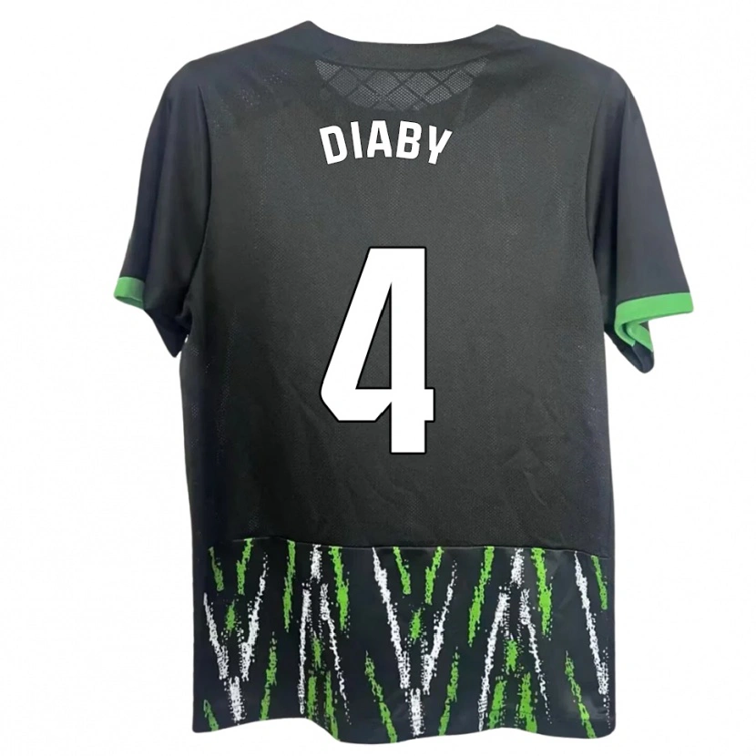 Danxen Pánské Bambo Diaby #4 Černá Zelená Daleko Hráčské Dresy 2025/26 Dres