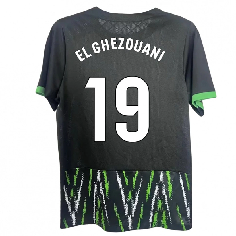 Danxen Pánské Mourad El Ghezouani #19 Černá Zelená Daleko Hráčské Dresy 2025/26 Dres