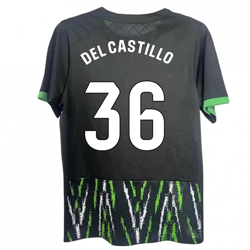 Danxen Pánské Gonzalo Del Castillo #36 Černá Zelená Daleko Hráčské Dresy 2025/26 Dres