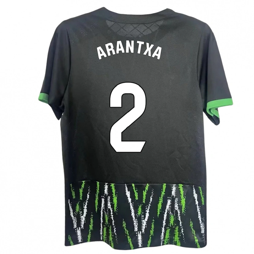 Danxen Pánské Arantxa Perez Ochando #2 Černá Zelená Daleko Hráčské Dresy 2025/26 Dres
