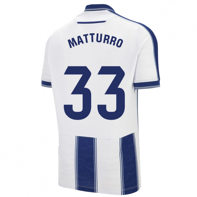Danxen Pánské Alan Matturro #33 Tmavě Modrá Bílá Daleko Hráčské Dresy 2025/26 Dres