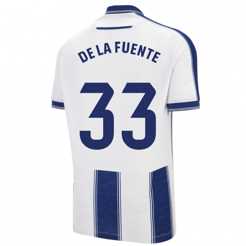Danxen Pánské Alba De La Fuente #33 Tmavě Modrá Bílá Daleko Hráčské Dresy 2025/26 Dres