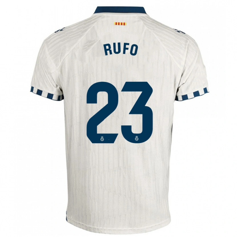 Danxen Pánské Xavi Rufo #23 Bílá Modrá Daleko Hráčské Dresy 2025/26 Dres