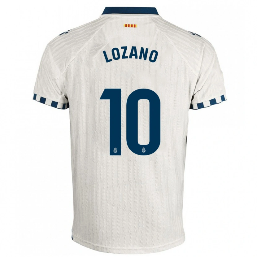 Danxen Pánské Pol Lozano #10 Bílá Modrá Daleko Hráčské Dresy 2025/26 Dres