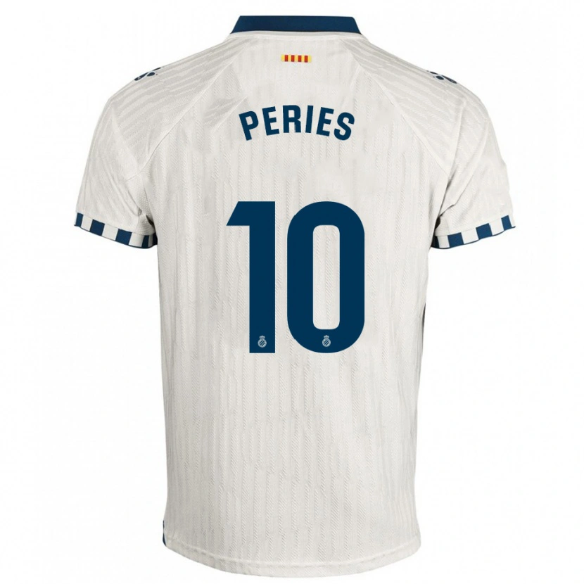 Danxen Pánské Jan Peries #10 Bílá Modrá Daleko Hráčské Dresy 2025/26 Dres