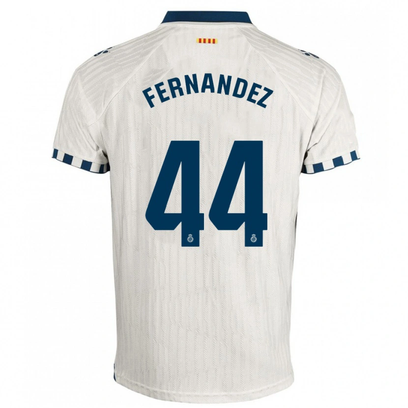 Danxen Pánské Marcos Fernández #44 Bílá Modrá Daleko Hráčské Dresy 2025/26 Dres