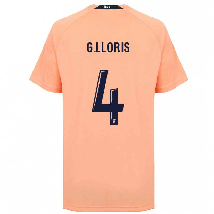 Danxen Pánské Gautier Lloris #4 Oranžová Námořnická Daleko Hráčské Dresy 2025/26 Dres