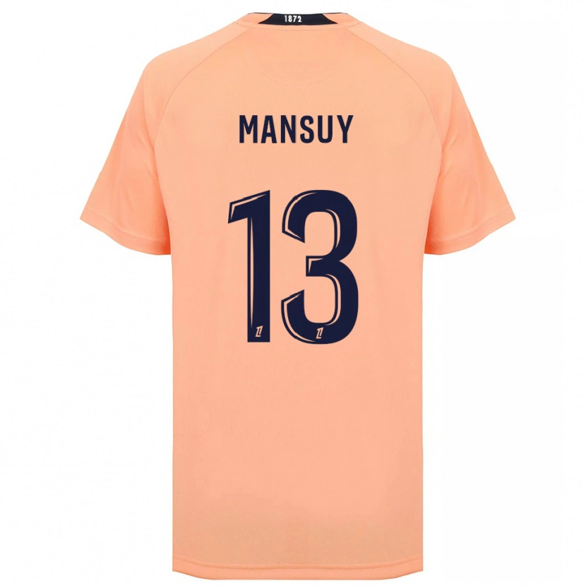 Danxen Pánské Héloïse Mansuy #13 Oranžová Námořnická Daleko Hráčské Dresy 2025/26 Dres