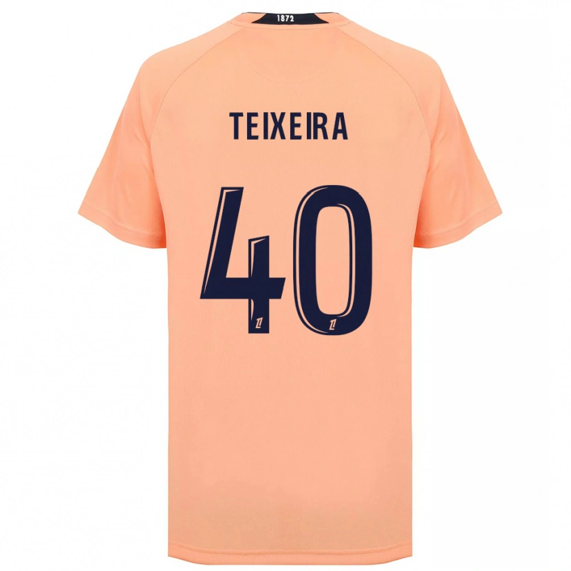 Danxen Pánské Alex Teixeira #40 Oranžová Námořnická Daleko Hráčské Dresy 2025/26 Dres