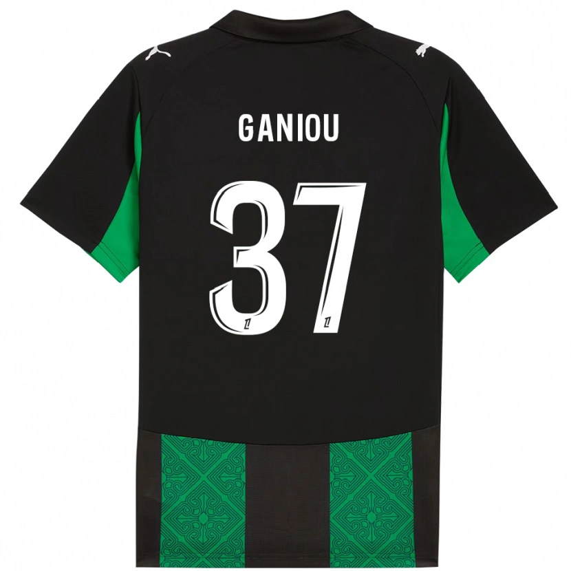 Danxen Pánské Ismaëlo Ganiou #37 Černá Zelená Daleko Hráčské Dresy 2025/26 Dres