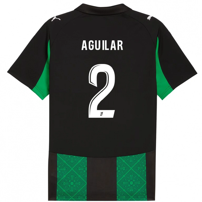 Danxen Pánské Ruben Aguilar #2 Černá Zelená Daleko Hráčské Dresy 2025/26 Dres
